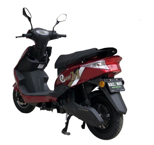 Električni skuter RACCEWAY® CITY 21, crveni + Nosač besplatno