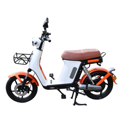 Elektroskúter RACCEWAY® E-BABETA® II, bielo-oranžová