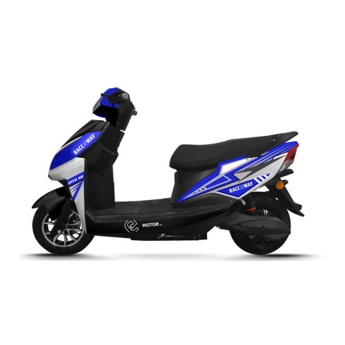 Electric scooter RACCEWAY® CITY 45, with driving licence, blue