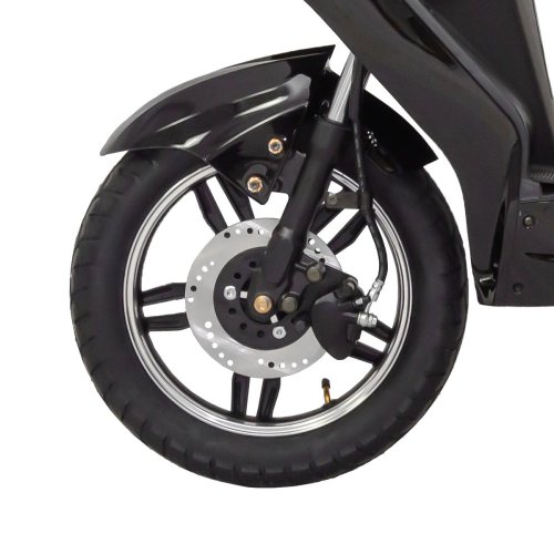 Electric scooter RACCEWAY® E-FICHTL®, white-gloss, without battery