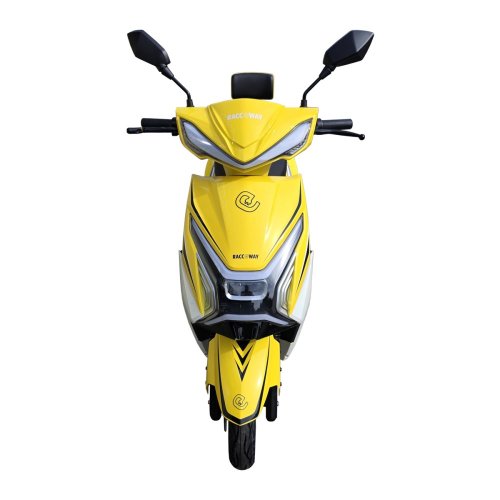 Electric scooter RACCEWAY® CITY 45, with driving licence, yellow