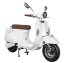 Elektroskútr RACCEWAY® CENTURY E-RETRO, bílý-lesklý