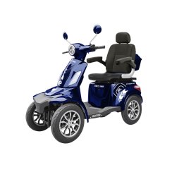 Elektrický štvorkolesový vozík RACCEWAY® STRADA LUX, modrý