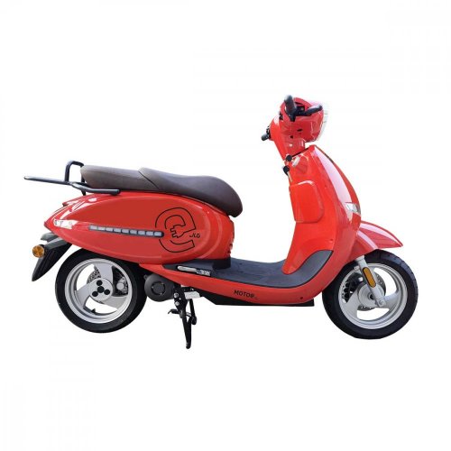Electro scooter RACCEWAY® JLG-E-MOTO, red