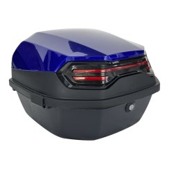 Rear trunk for RACCEWAY® RC45 electric scooter, blue-green