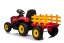 Coche eléctrico para niños Tractor Lite - rojo