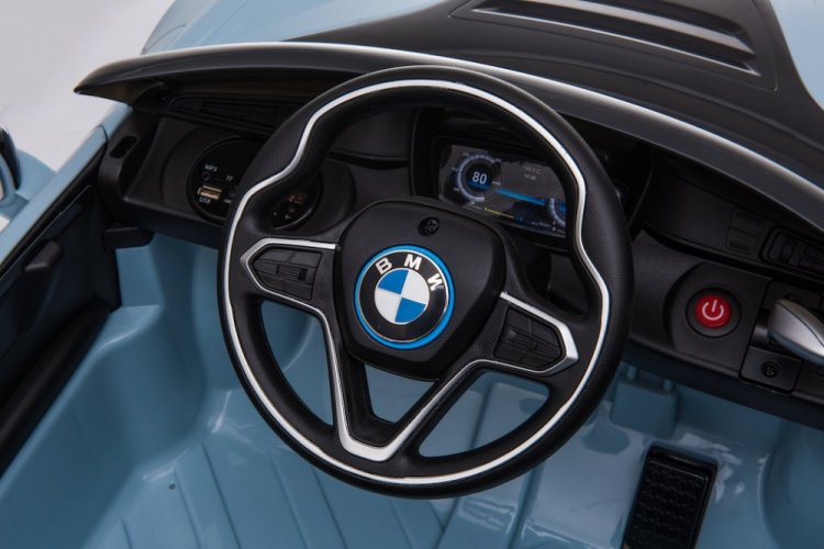 Detské elektrické auto BMW i8 Coupe sv.modrá