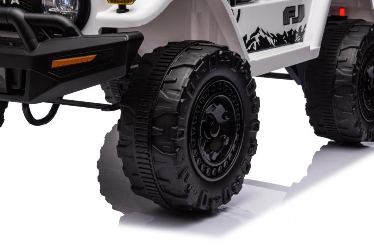 Coche eléctrico infantil Toyota FJ Cruiser blanco