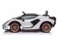 Coche eléctrico infantil Lamborghini Sian blanco