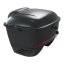 Rear case with carrier for electric scooter RACCEWAY® PAŘEZ, black