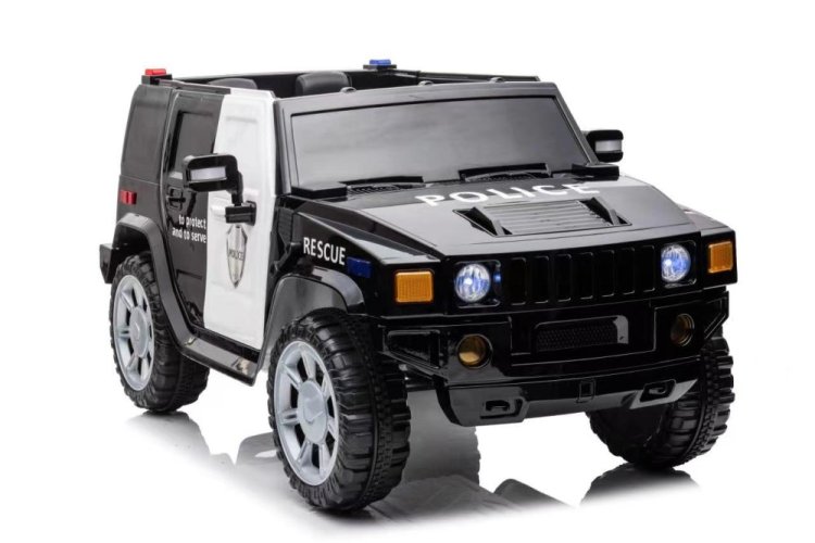 Children's electric police car RANGER Eljet black, Li-Ion