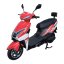 Elektroskúter RACCEWAY® CITY 45, s VP, červený