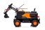 Excavadora eléctrica para niños Volvo naranja, Li-Ion