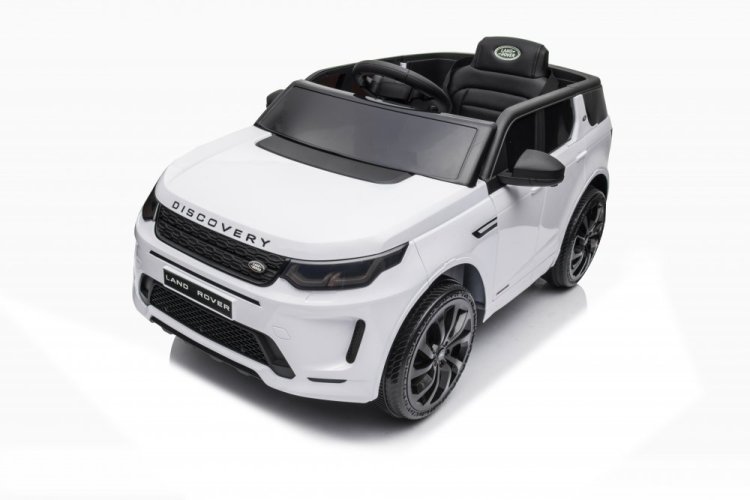 Coche eléctrico infantil Land Rover Discovery Sport blanco/blanco