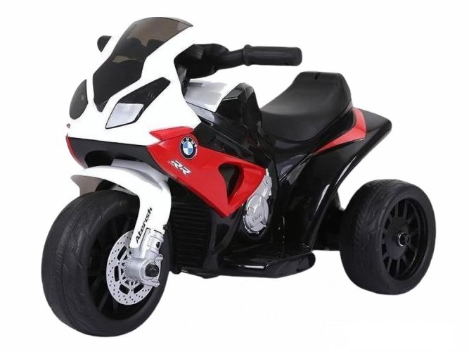 Triciclo eléctrico infantil BMW S1000 RR rojo