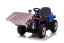Tractor eléctrico para niños Eljet con cuchara de carga azul, Li-Ion