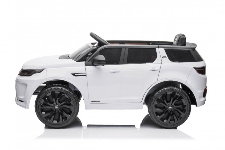 Coche eléctrico infantil Land Rover Discovery Sport blanco/blanco