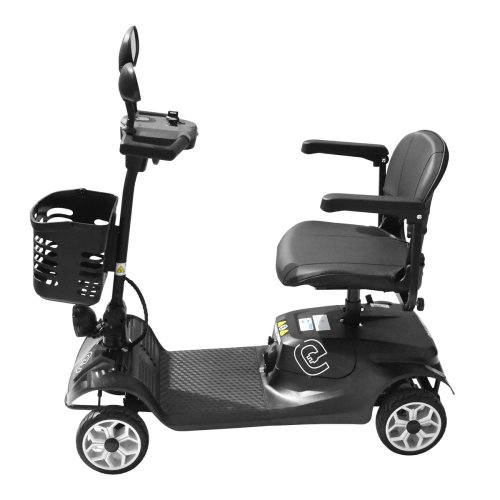 Electric four-wheeled cart RACCEWAY® SOLID, gray