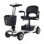 Electric four-wheeled cart RACCEWAY® SPLIT, white