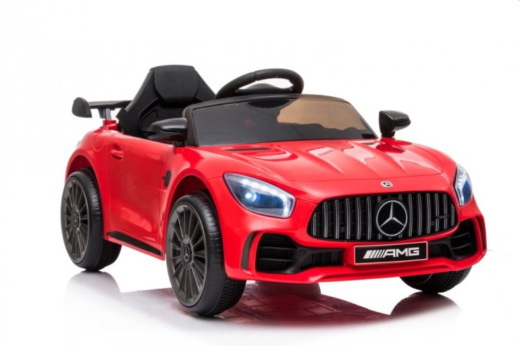 Coche eléctrico para niños Mercedes AMG GT rojo/rojo