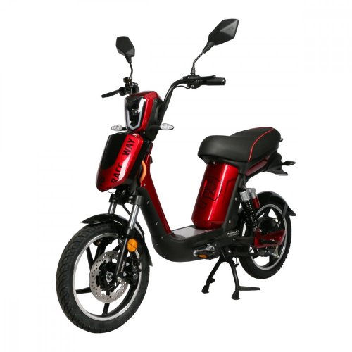 Electro scooter RACCEWAY® E-BABETA®, burgundy-metallic