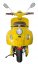 Elektroskúter RACCEWAY® CENTÚRY E-RETRO, žltý-lesklý