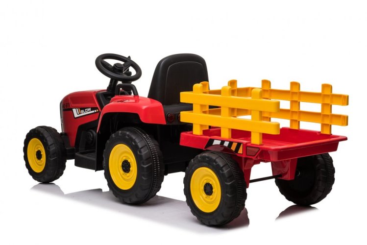 Coche eléctrico para niños Tractor Lite - rojo