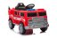 Coche eléctrico infantil bomberos Eljet rojo, Li-Ion