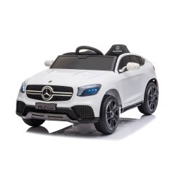 Coche eléctrico para niños Mercedes GLC coupé blanco/blanco
