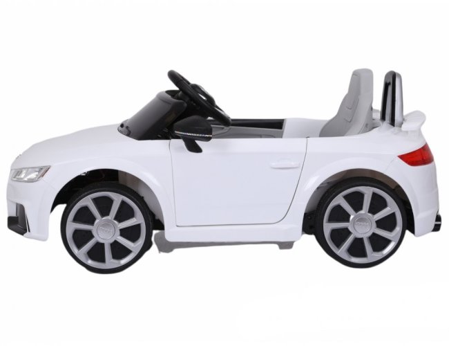 Coche eléctrico infantil Audi TT RS blanco