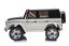 Coche eléctrico infantil Mercedes EQG blanco