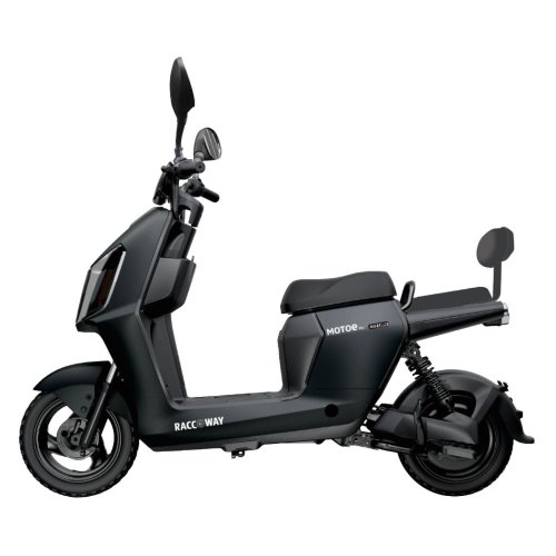 Scooter eléctrico RACCEWAY® LATTE, negro