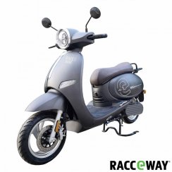 Electro scooter RACCEWAY® JLG-E-MOTO, gray-matt