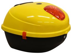 Stražnji kovčeg za električni skuter RACCEWAY® CENTURY, žuto-sjajni