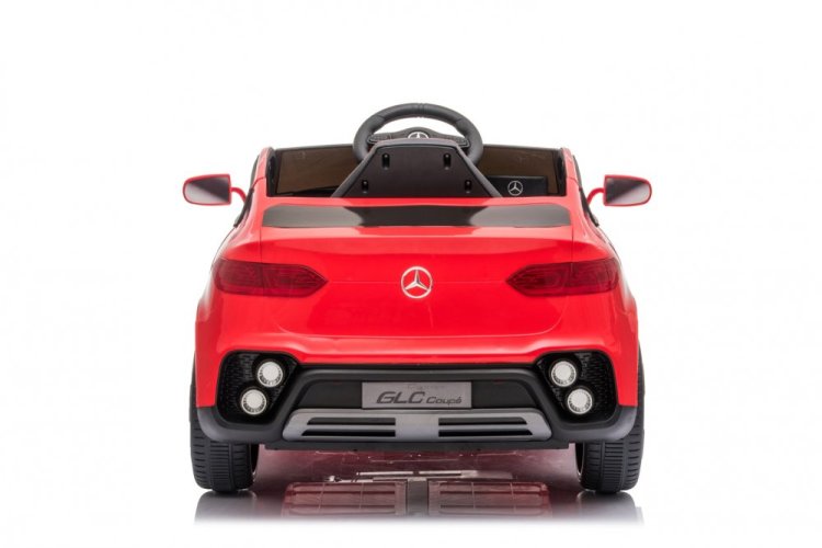 Children's electric car Mercedes GLC coupé red/red
