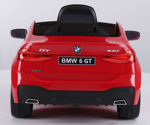 Coche eléctrico para niños BMW 6GT rojo/rojo
