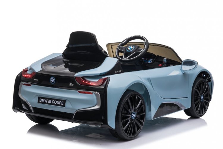 Dětské elektrické auto BMW i8 Coupe sv.modrá