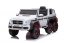 Coche eléctrico infantil Mercedes G63 - 6 ruedas blanco