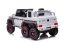 Coche eléctrico infantil Mercedes G63 - 6 ruedas blanco