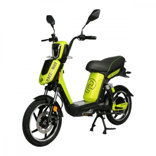 Electro Scooter RACCEWAY® E-BABETA®, verde metalizado, sin batería