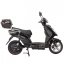 Electro scooter RACCEWAY® E-FICHTL®, black-glossy with 20Ah battery