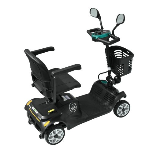 Elektrický štvorkolesový vozík RACCEWAY® SOLID, svetlo modrý