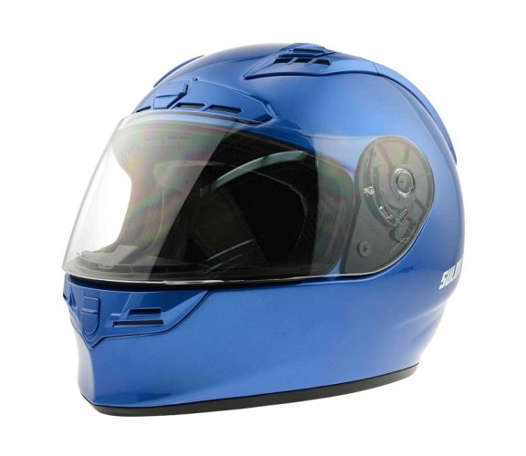 Motocyklová prilba SULOV WANDAL, modrá, - Farba: Modrá, Prilba velkosť: M