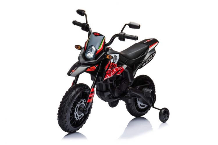 Dětská elektrická motorka Aprilia RX125 červená/red