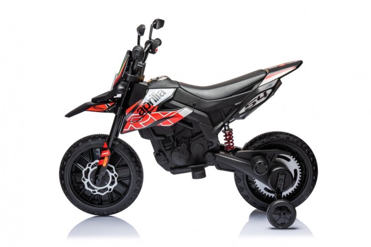 Dětská elektrická motorka Aprilia RX125 červená/red