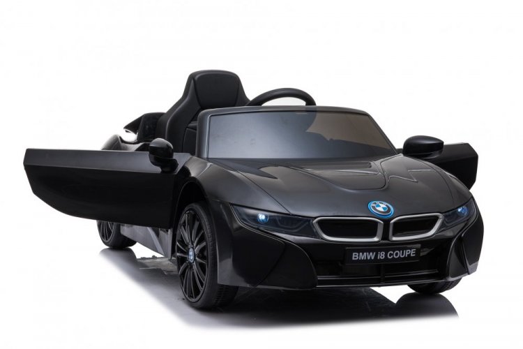 Detské elektrické auto BMW i8 Coupe čierna/black