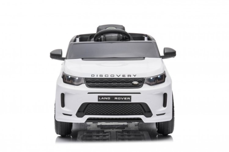 Coche eléctrico infantil Land Rover Discovery Sport blanco/blanco