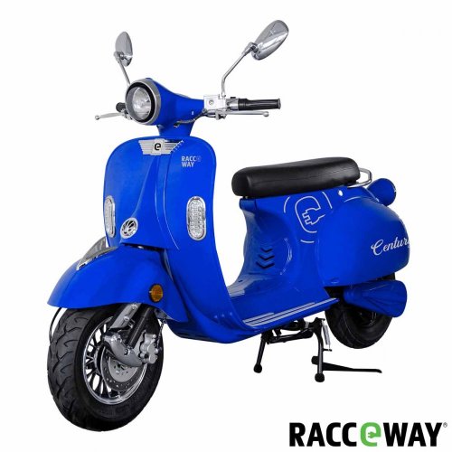 Elektroskúter RACCEWAY® CENTÚRY E-RETRO, modrý lesklý