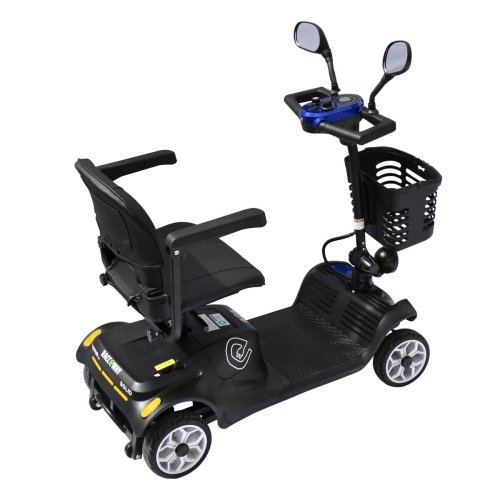 Elektrický štvorkolesový vozík RACCEWAY® SOLID, modrý