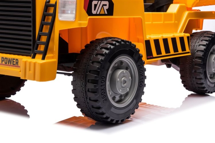 Detské elektrické auto sklápač Eljet žltá, Li-Ion